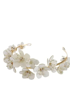 Fada Branca Flor de Pérola Peça de Noiva