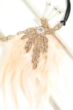 Faixa De Cabeça Preta Flapper Dos Anos 1920