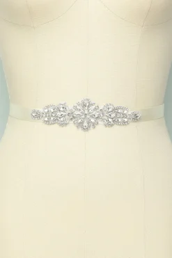 Faixa nupcial de strass
