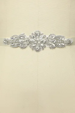Faixa nupcial de strass