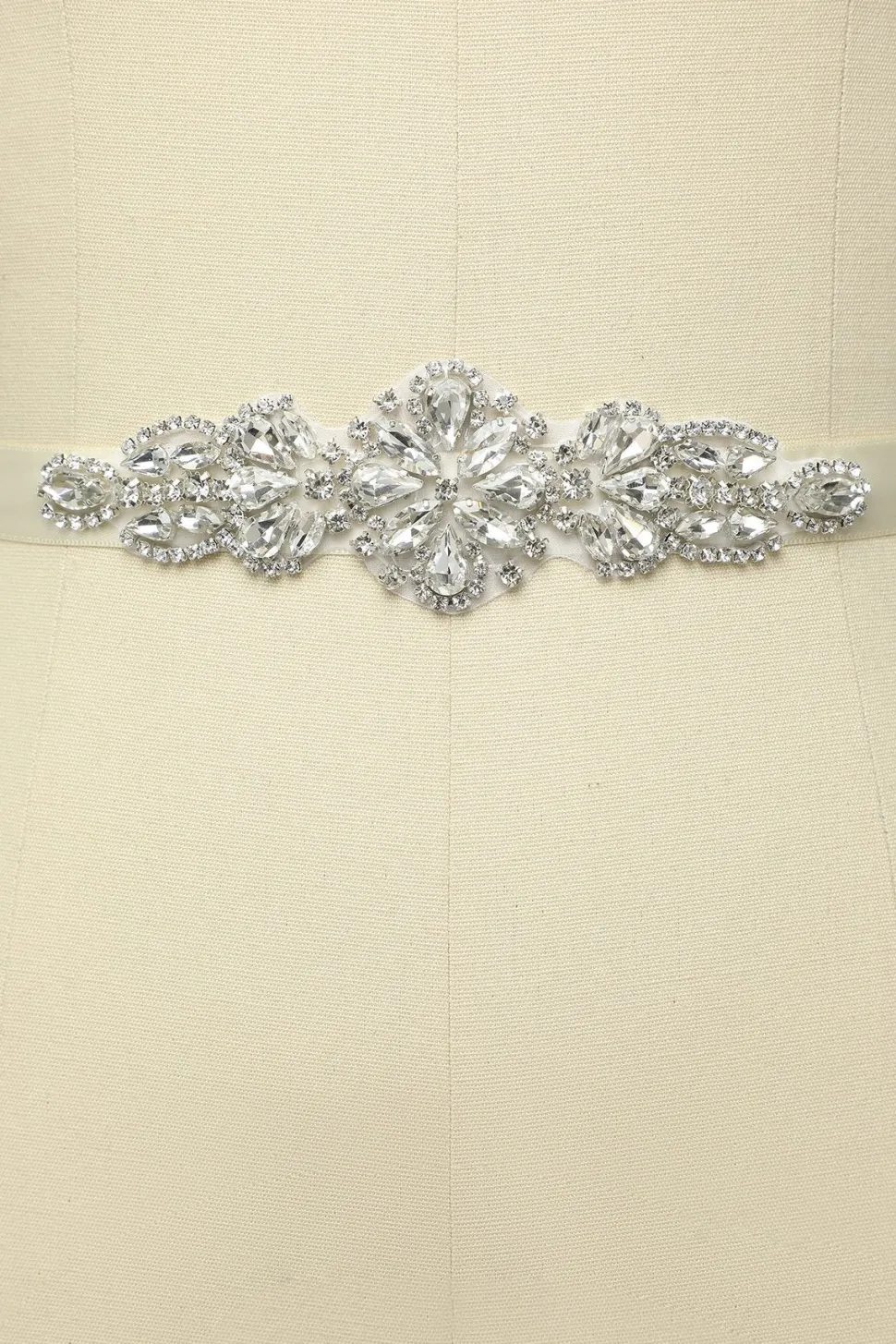 Faixa nupcial de strass