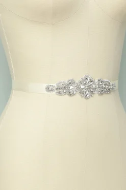 Faixa nupcial de strass