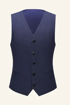 Fatos de Casamento Azul Escuro 3 Peças