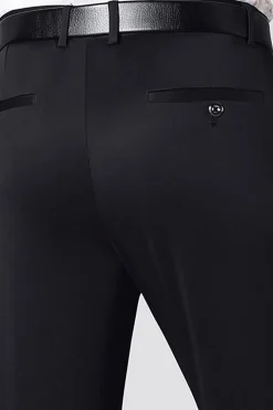 Fatos Masculinos 2 Peças Jacquard Lapela Redonda Preto