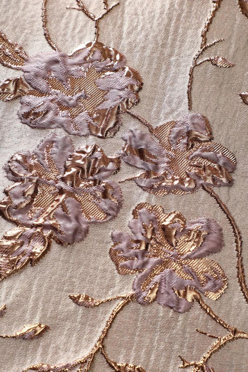 Floral vestido de cetim Flower