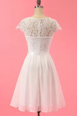 Formal vestido de renda Ruffle
