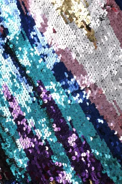 Glitter Sequins colorido 2 peças homens ternos