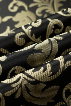 Golden Jacquard Xale Lapela Blazer Masculino