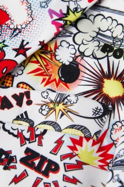 Graffiti Branco Peito Duplo 2 peças Terno Masculino