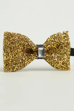Gravata ajustável de ouro formal Tuxedo Bowtie