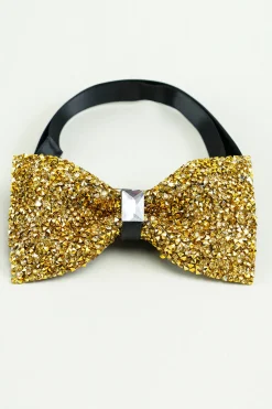 Gravata ajustável de ouro formal Tuxedo Bowtie