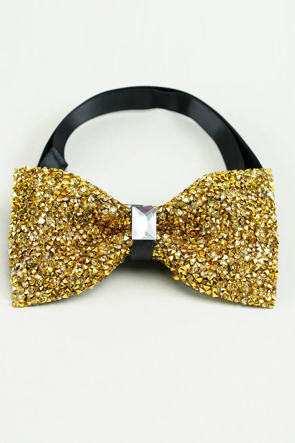 Gravata ajustável de ouro formal Tuxedo Bowtie