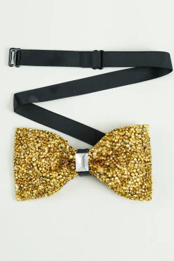 Gravata ajustável de ouro formal Tuxedo Bowtie