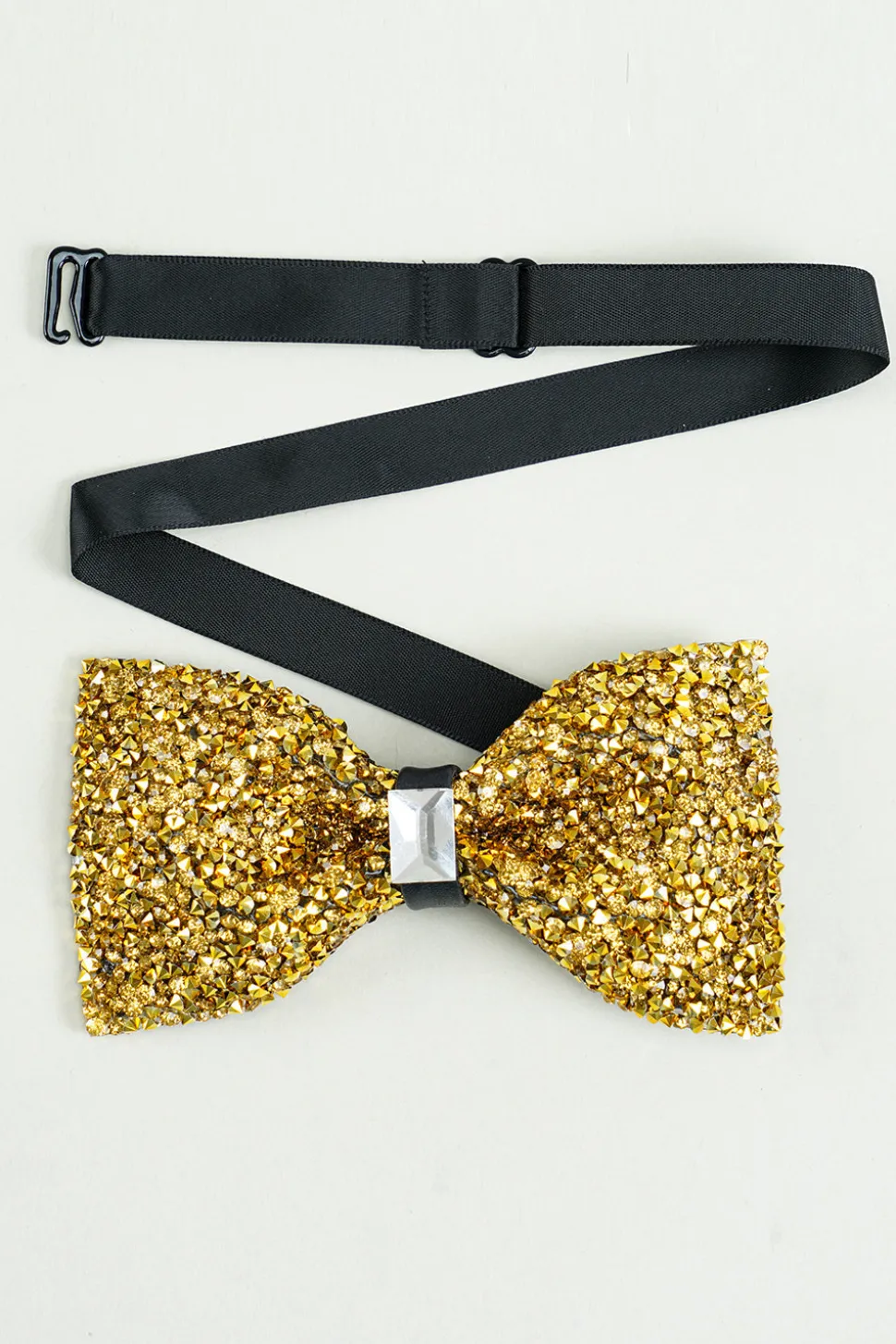 Gravata ajustável de ouro formal Tuxedo Bowtie