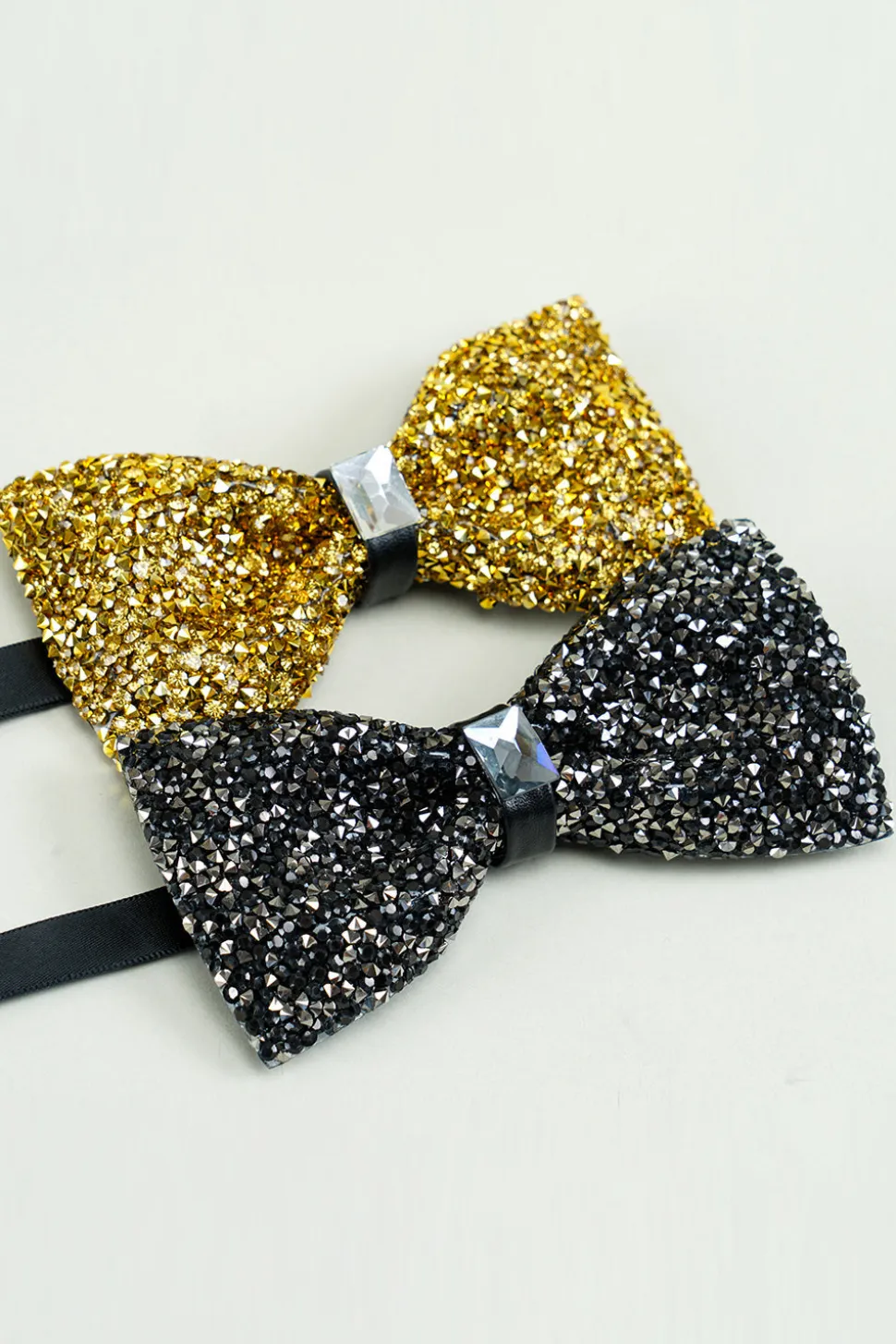 Gravata ajustável de ouro formal Tuxedo Bowtie