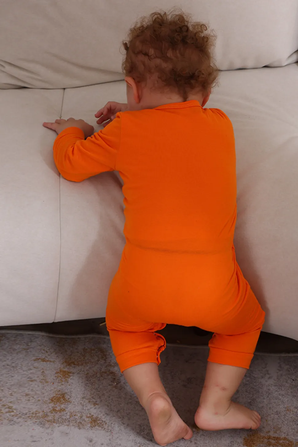 Halloween Orange Pumpkin Família Pijama set