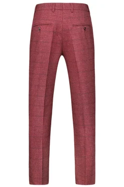 Homens Azul Escuro Plaid Notched Lapela 3 Peças Prom Suits