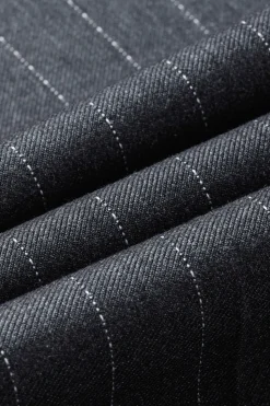 Homens cinza 3-peças entalado lapela slim fit ternos de casamento