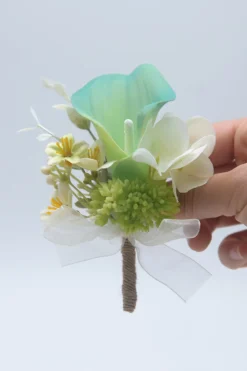 Homens cor-de-rosa Boutonniere para festa de casamento de baile