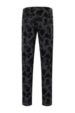 Homens Preto Jacquard 3-Piece Xaile Lapel Prom Suits