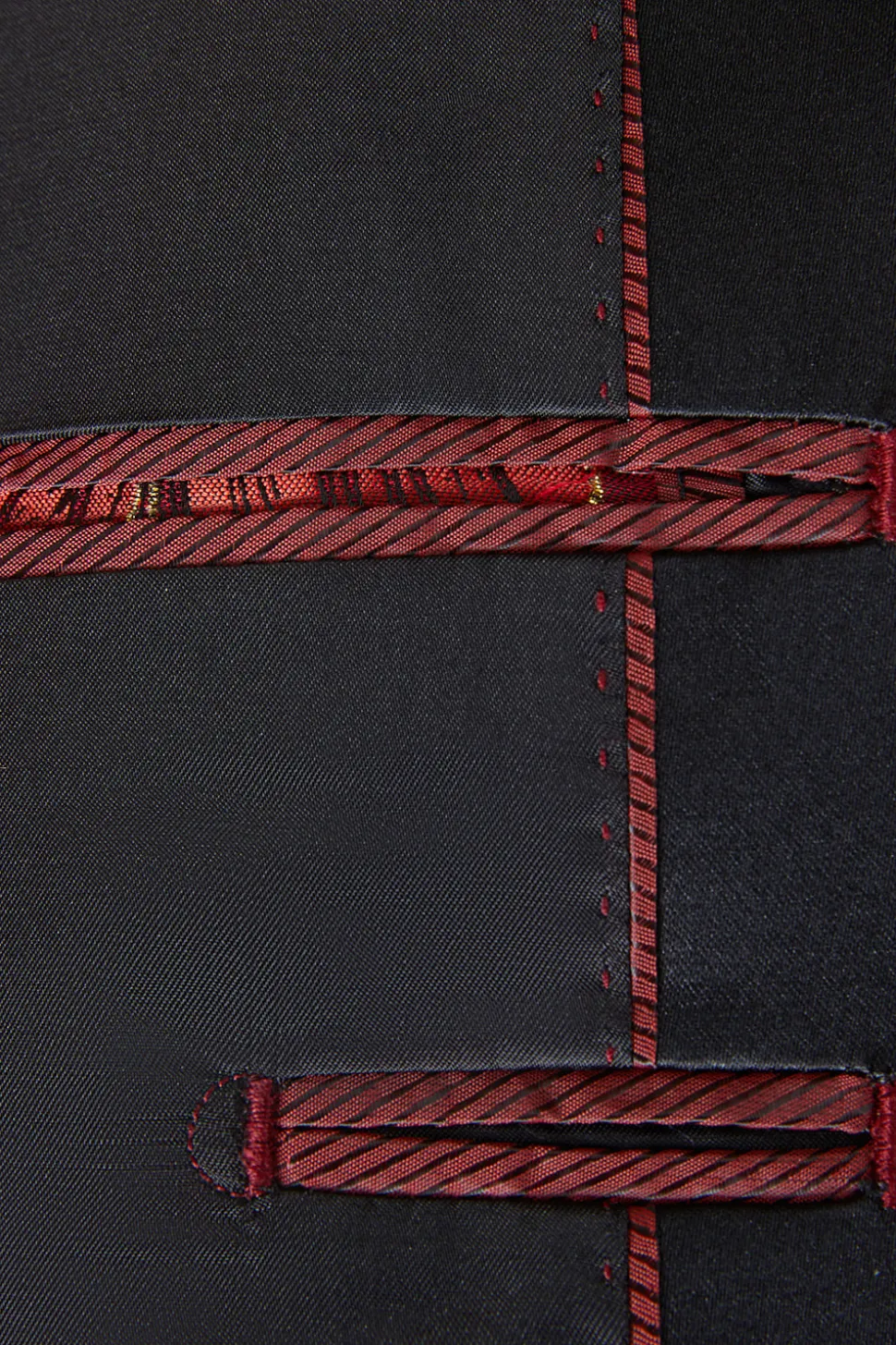 Jacquard Vermelho 2 Peças Xaile Lapela Ternos Masculinos