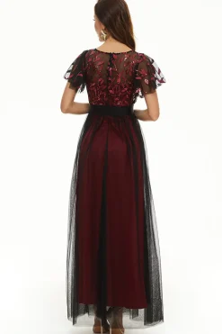 Lantejoulas Tulle Mãe do Vestido de Noiva