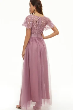 Lantejoulas Tulle Mãe do Vestido de Noiva