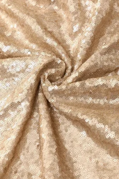 Lantejoulas vestido de baile de ouro