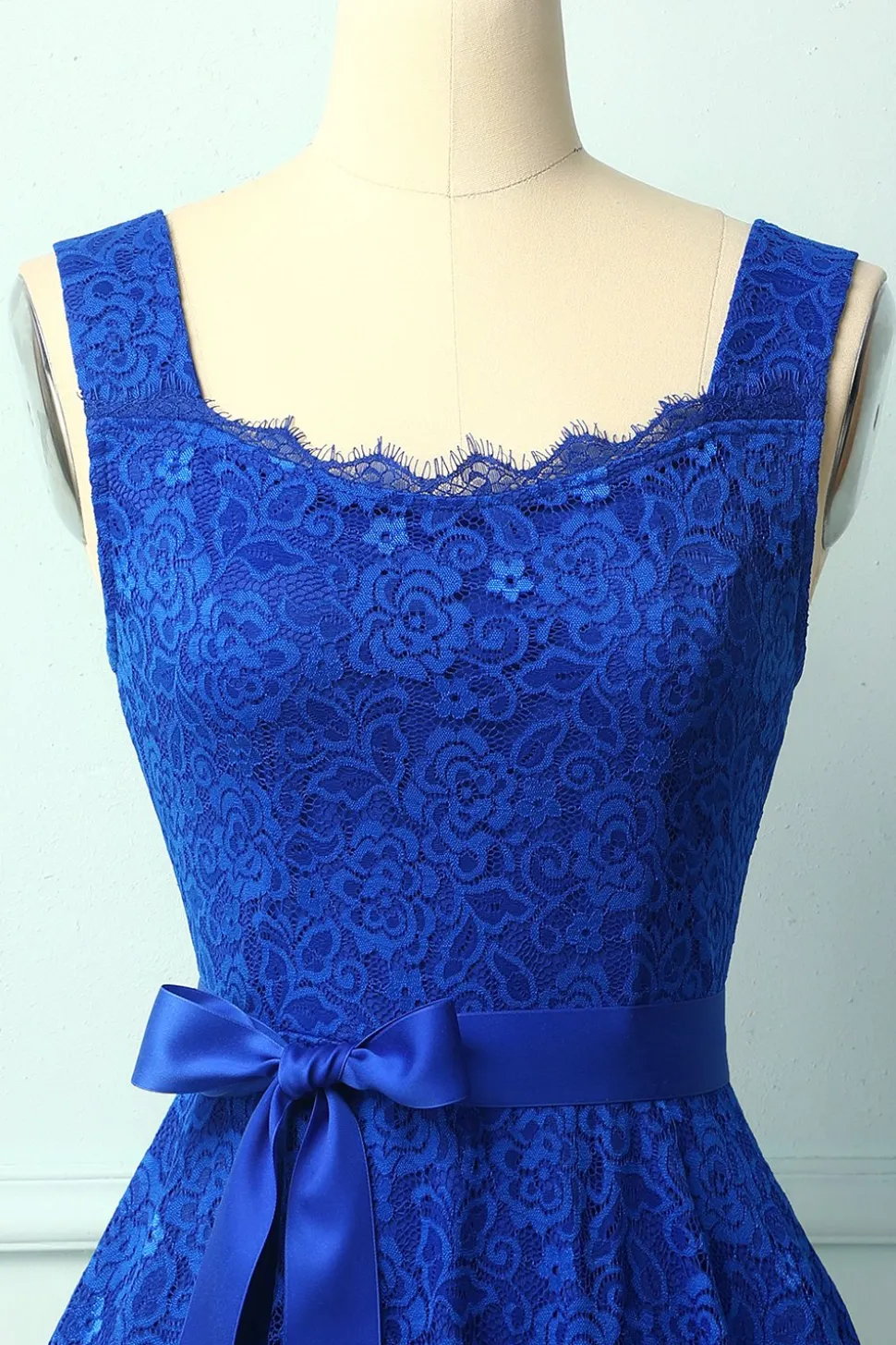Laço sem mangas azul royal