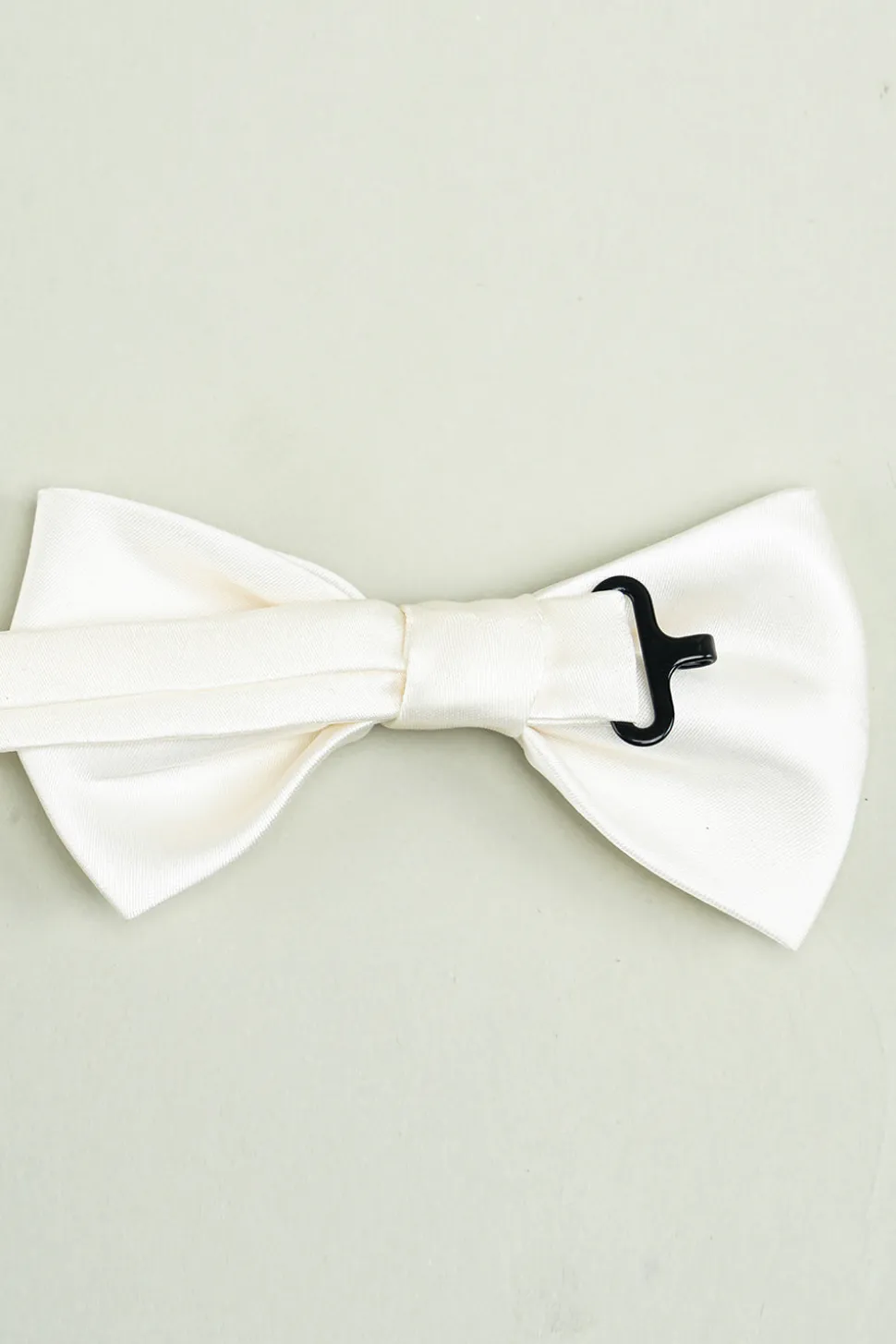 Laços de cetim ajustáveis brancos laços formal de smoking bowtie