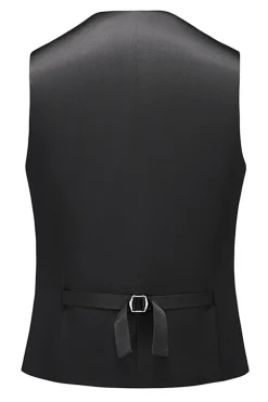 Lapela Azul Notched 3 Peça Jacquard Fatos de Baile de Formatura Masculino
