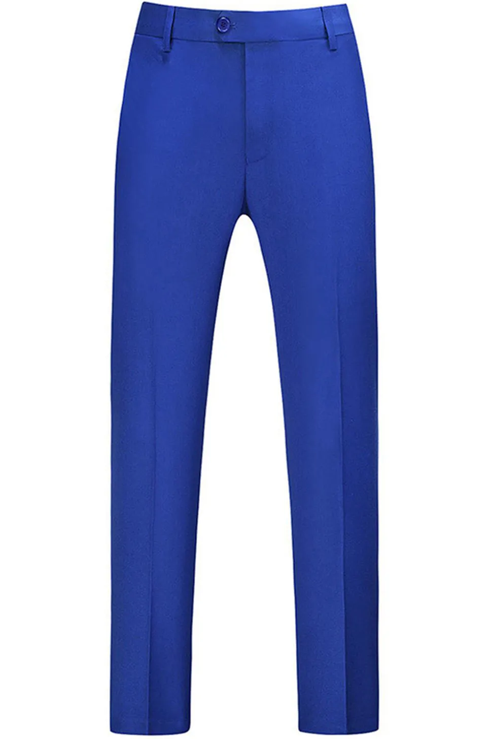 Lapela Azul Notched 3 Peça Jacquard Fatos de Baile de Formatura Masculino