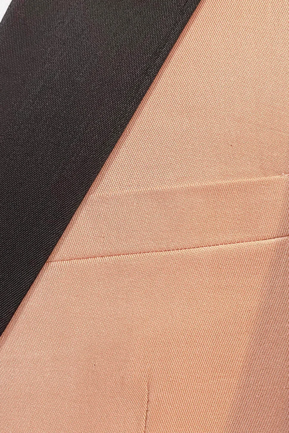 Lapela de Pico Blush 2 Peças Ternos de Baile