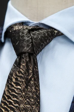 Lapela Entalhada Azul Escura 2 Peças Terno Masculino