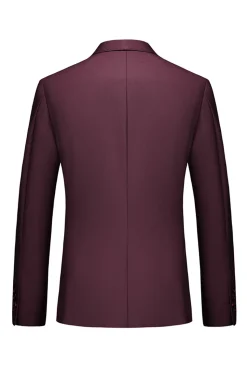 Lapela Notched Dois Botões Fatos de Baile de Formatura Masculino Preto