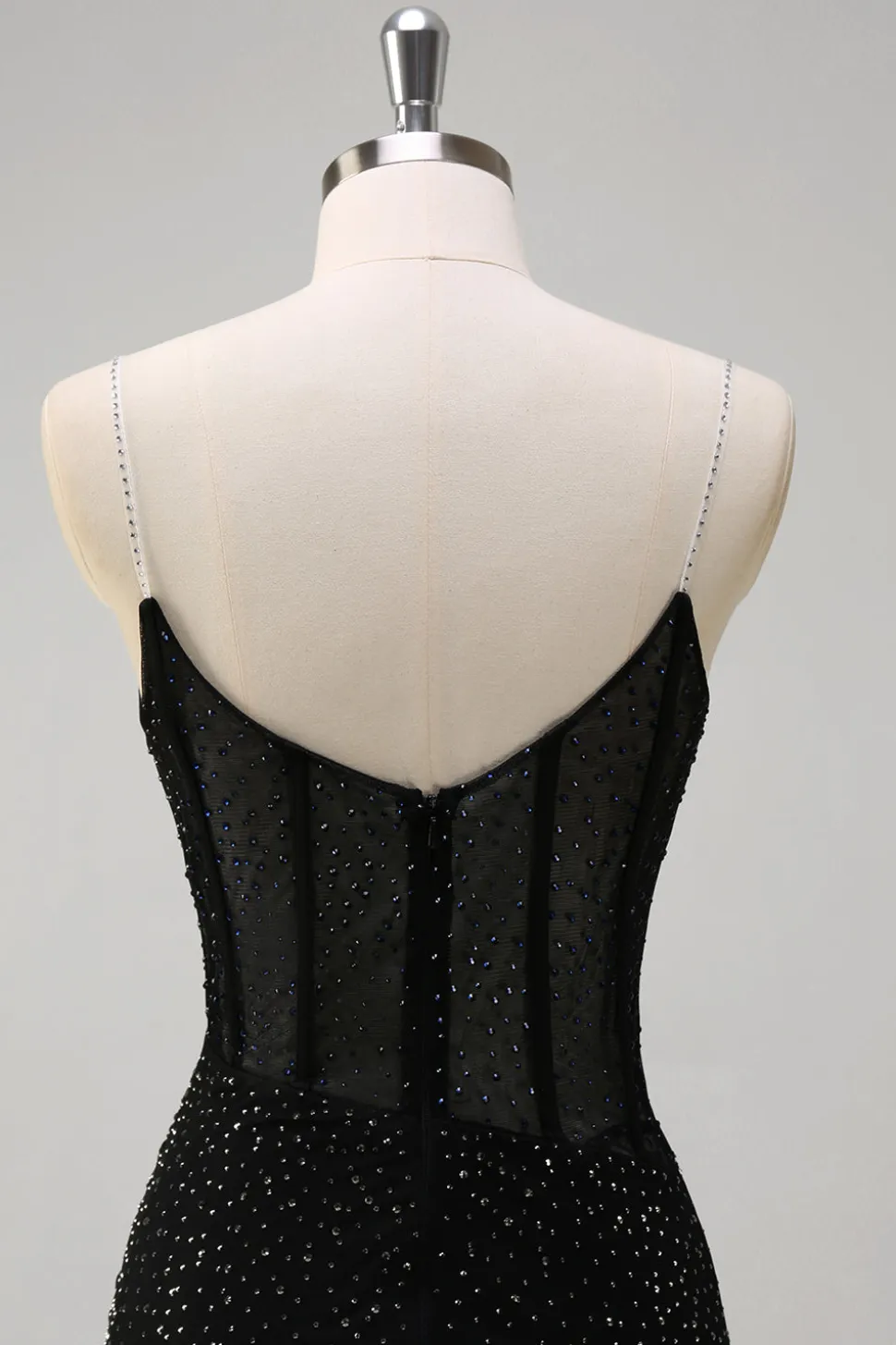 Laranja Esparguete Correias Frisado Corset Sereia Vestido de Baile