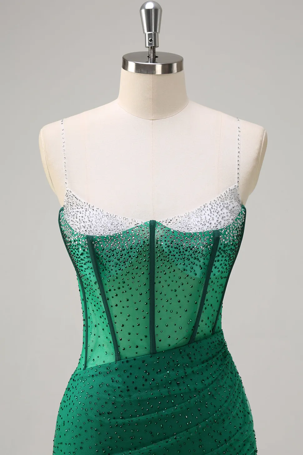 Laranja Esparguete Correias Frisado Corset Sereia Vestido de Baile