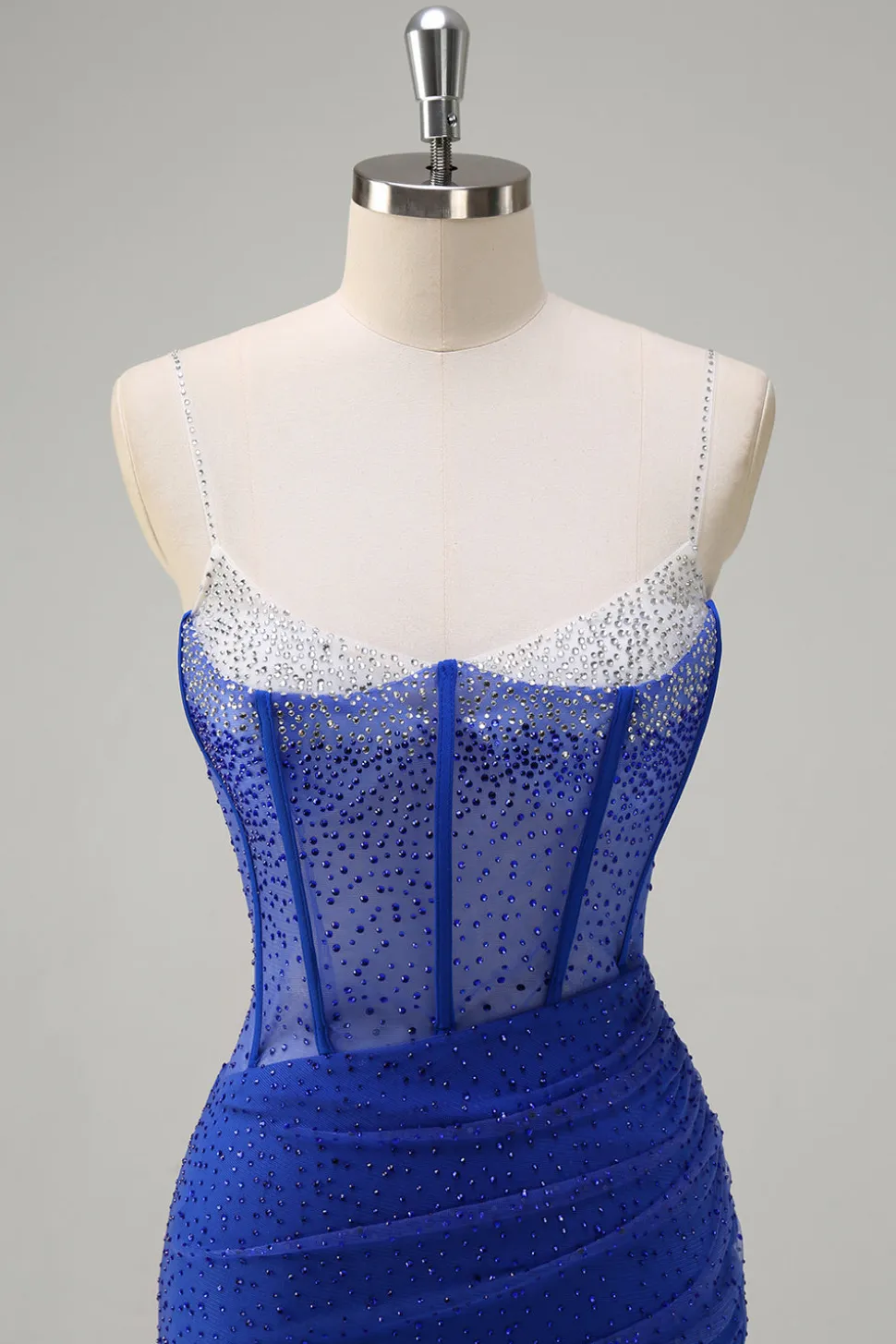 Laranja Esparguete Correias Frisado Corset Sereia Vestido de Baile