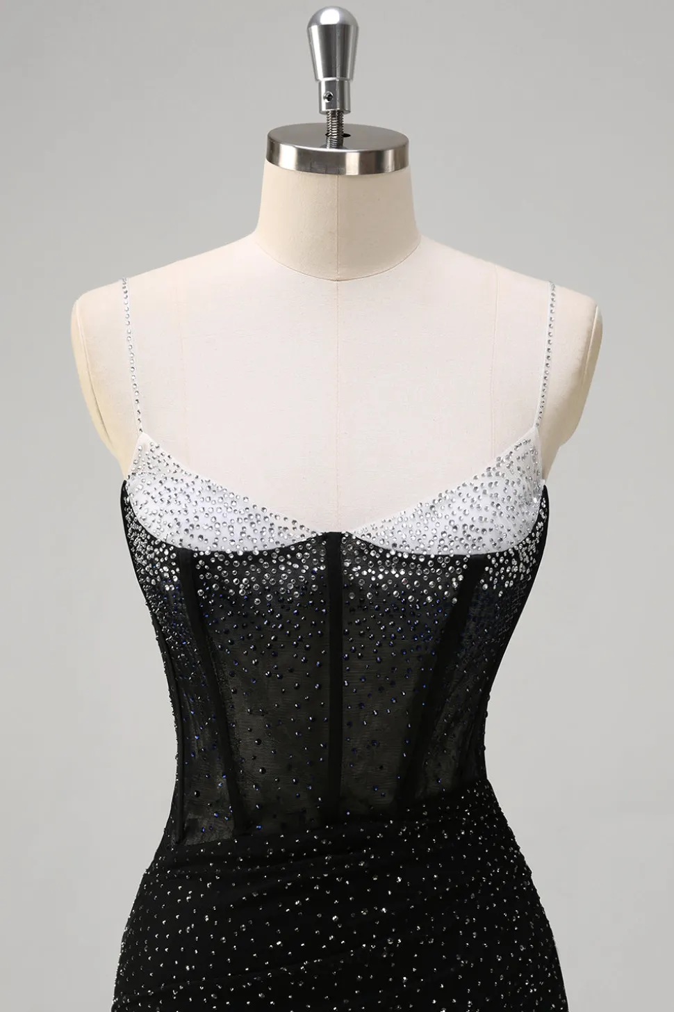 Laranja Esparguete Correias Frisado Corset Sereia Vestido de Baile