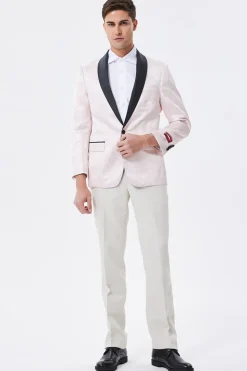 Light Pink Xaile Lapela Blazer Masculino