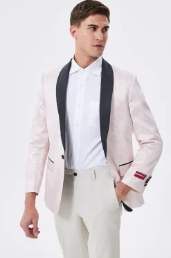 Light Pink Xaile Lapela Blazer Masculino