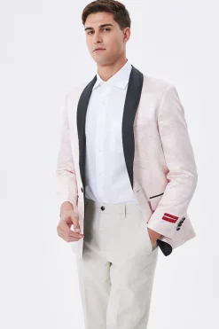 Light Pink Xaile Lapela Blazer Masculino