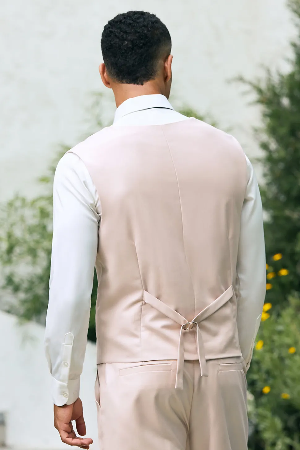 Luz Khaki Pico Lapela 3 Peça Um Botão Masculino Prom Suits