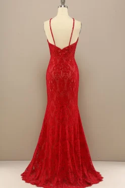 Marinha Sereia Renda Vestido Longo Baile
