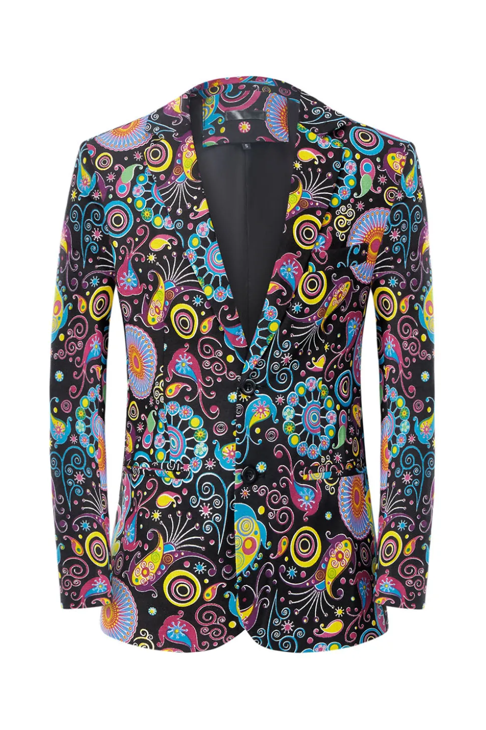 Masculino Impresso Notched Lapel Party Tuxedo