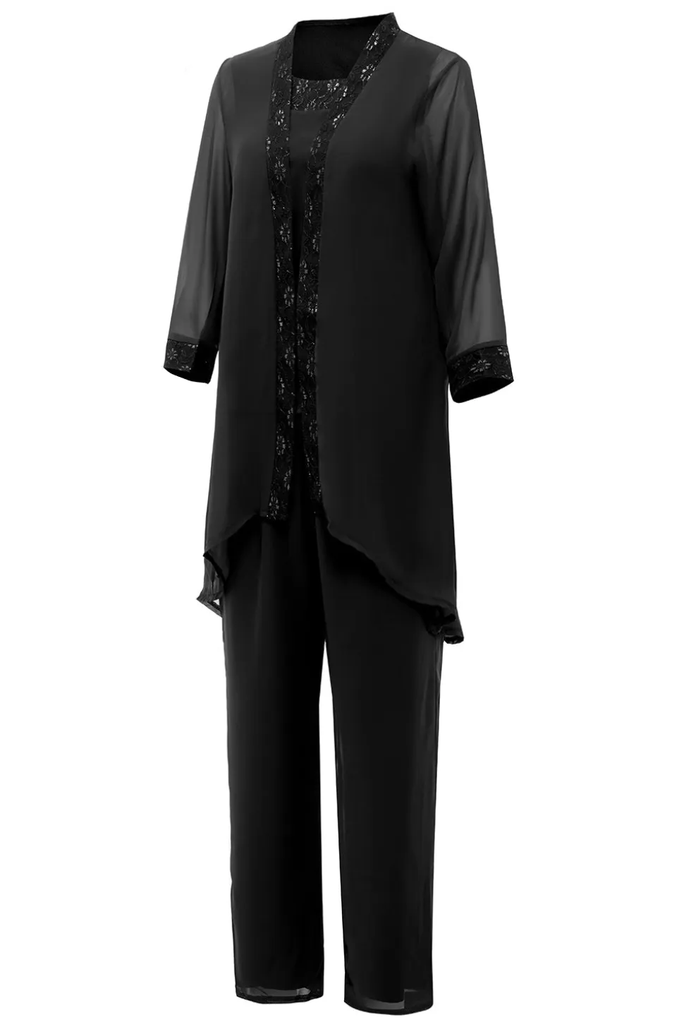 Mãe negra dos fatos de pant da noiva