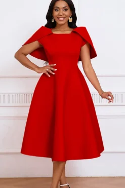 Moda elegante socialite banquete festa grande espeto vestido Poncho vestido