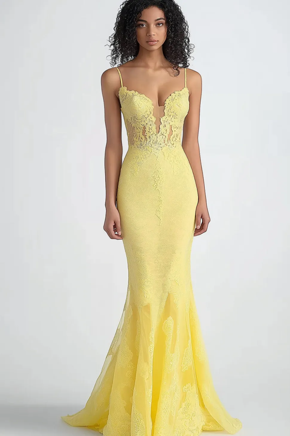 Narciso Bainha Tiras Finas Malha Vestido Formal