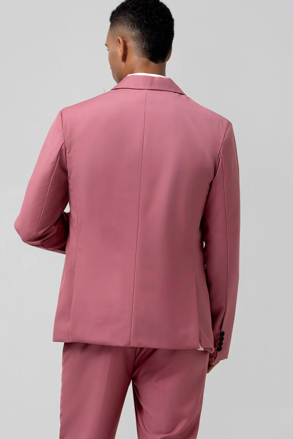 Notched Lapel Coral Single Breasted 3 Peças Homens Prom Suits