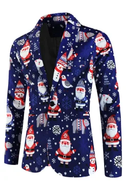 Papai Noel da Marinha terno masculino de 3 peças para o Natal